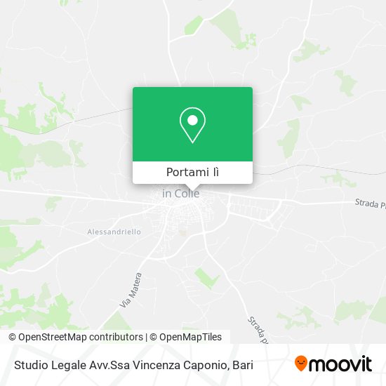 Mappa Studio Legale Avv.Ssa Vincenza Caponio