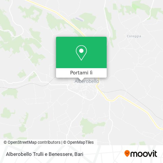 Mappa Alberobello Trulli e Benessere
