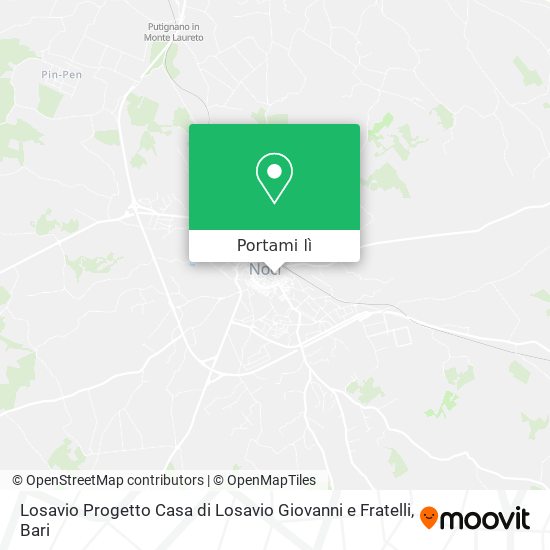 Mappa Losavio Progetto Casa di Losavio Giovanni e Fratelli
