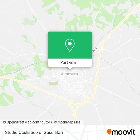 Mappa Studio Oculistico di Gesù