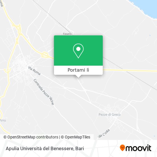Mappa Apulia Università del Benessere