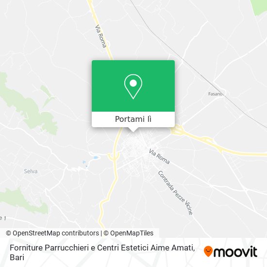 Mappa Forniture Parrucchieri e Centri Estetici Aime Amati