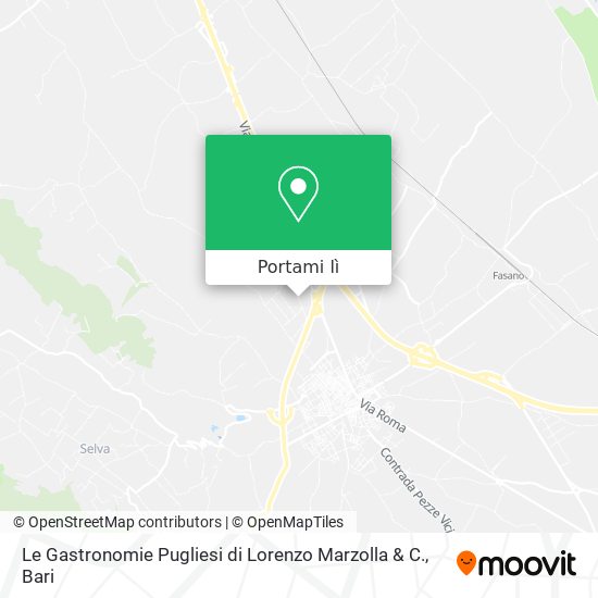 Mappa Le Gastronomie Pugliesi di Lorenzo Marzolla & C.