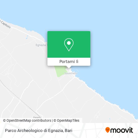 Mappa Parco Archeologico di Egnazia