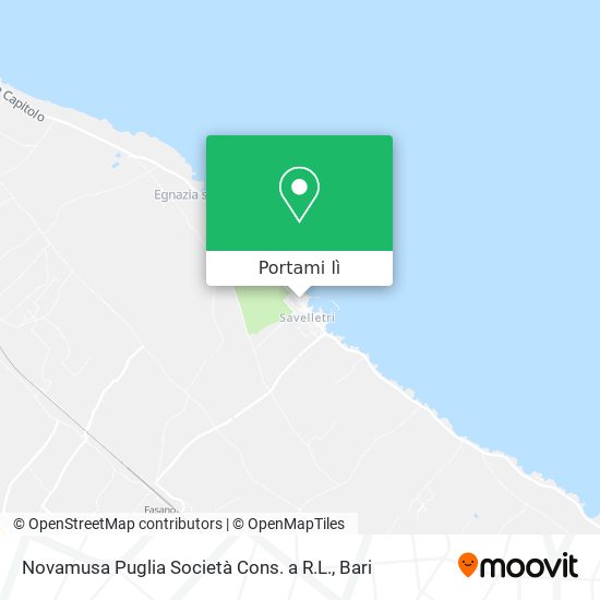 Mappa Novamusa Puglia Società Cons. a R.L.