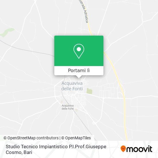 Mappa Studio Tecnico Impiantistico P.I.Prof.Giuseppe Cosmo
