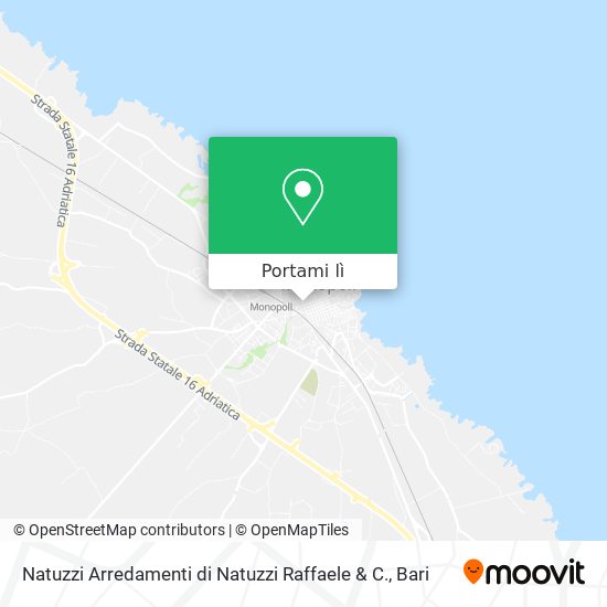 Mappa Natuzzi Arredamenti di Natuzzi Raffaele & C.