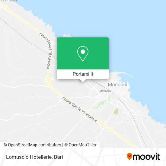 Mappa Lomuscio Hotellerie