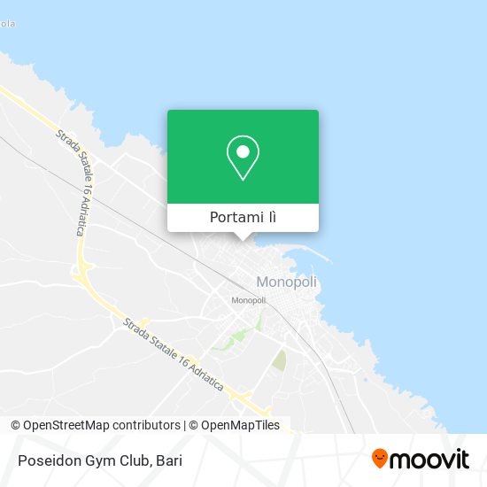 Mappa Poseidon Gym Club