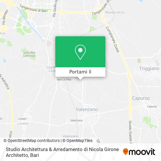 Mappa Studio Architettura & Arredamento di Nicola Girone Architetto