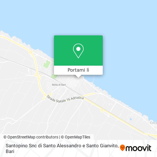 Mappa Santopino Snc di Santo Alessandro e Santo Gianvito