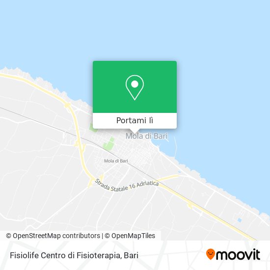 Mappa Fisiolife Centro di Fisioterapia