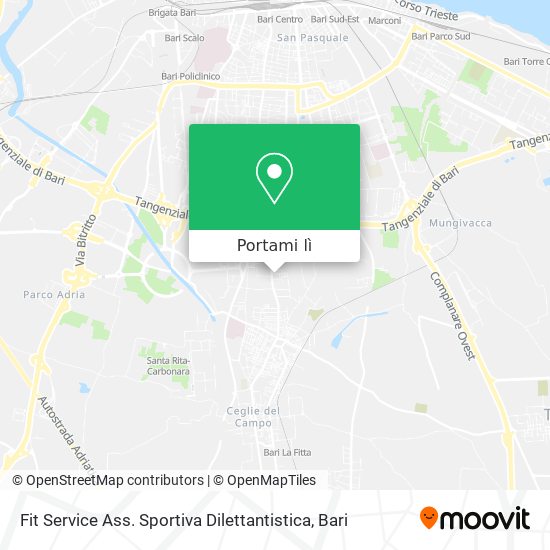 Mappa Fit Service Ass. Sportiva Dilettantistica