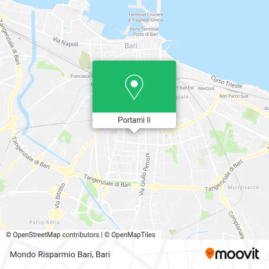 Mappa Mondo Risparmio Bari