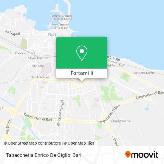 Mappa Tabaccheria Enrico De Giglio
