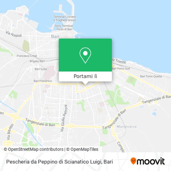 Mappa Pescheria da Peppino di Scianatico Luigi