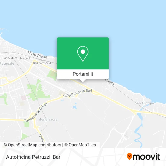 Mappa Autofficina Petruzzi