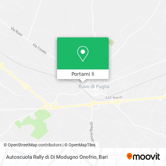 Mappa Autoscuola Rally di Di Modugno Onofrio