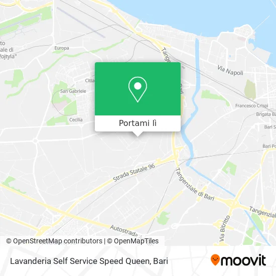 Mappa Lavanderia Self Service Speed Queen