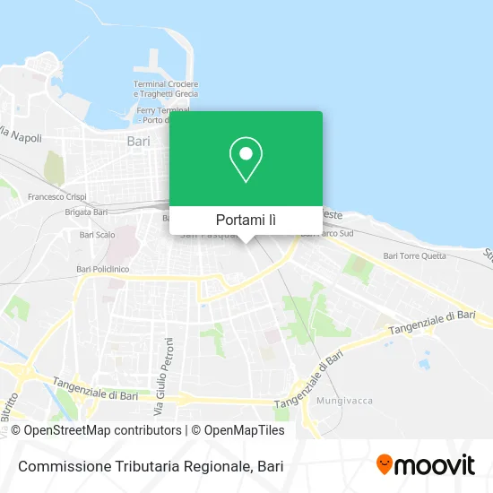 Mappa Commissione Tributaria Regionale