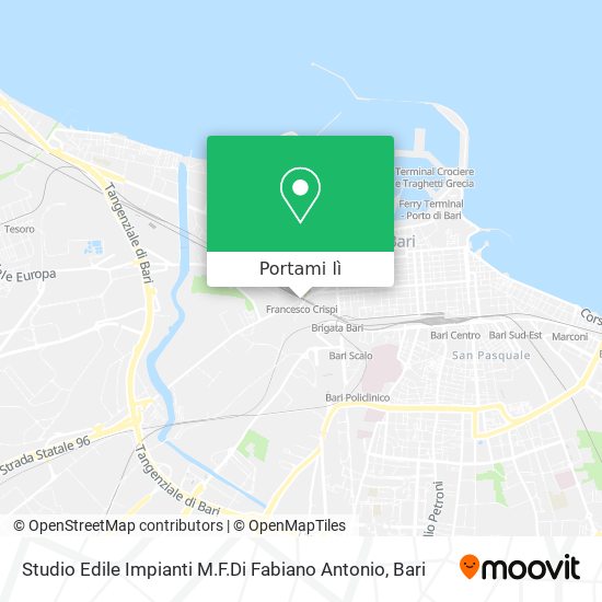 Mappa Studio Edile Impianti M.F.Di Fabiano Antonio