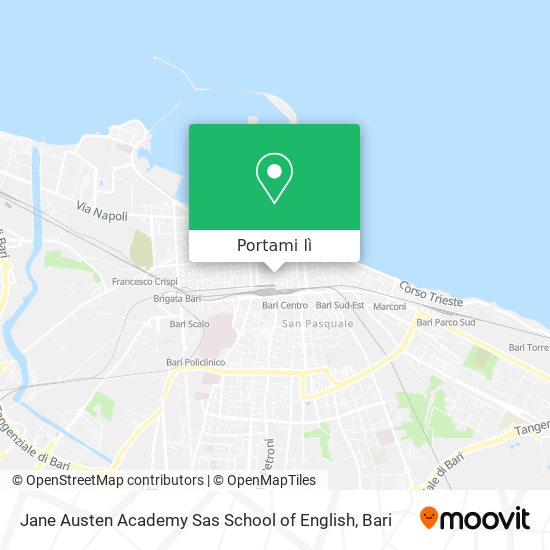 Mappa Jane Austen Academy Sas School of English