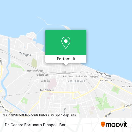 Mappa Dr. Cesare Fortunato Dinapoli