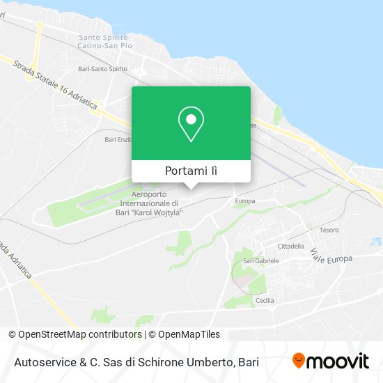 Mappa Autoservice & C. Sas di Schirone Umberto