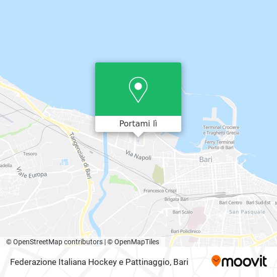 Mappa Federazione Italiana Hockey e Pattinaggio