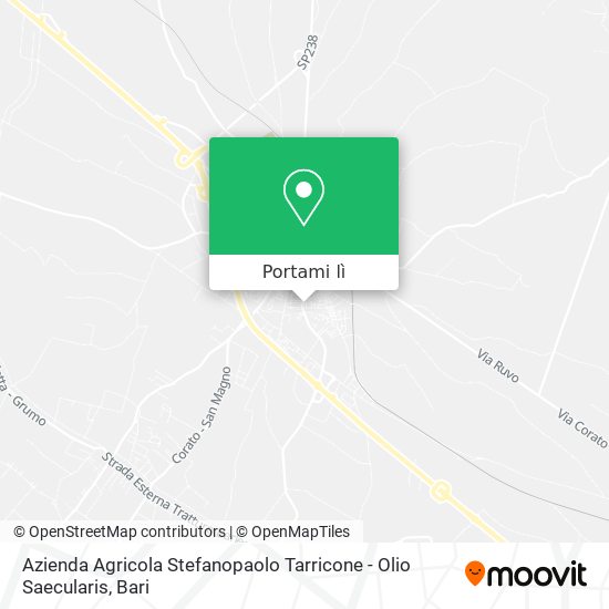 Mappa Azienda Agricola Stefanopaolo Tarricone - Olio Saecularis