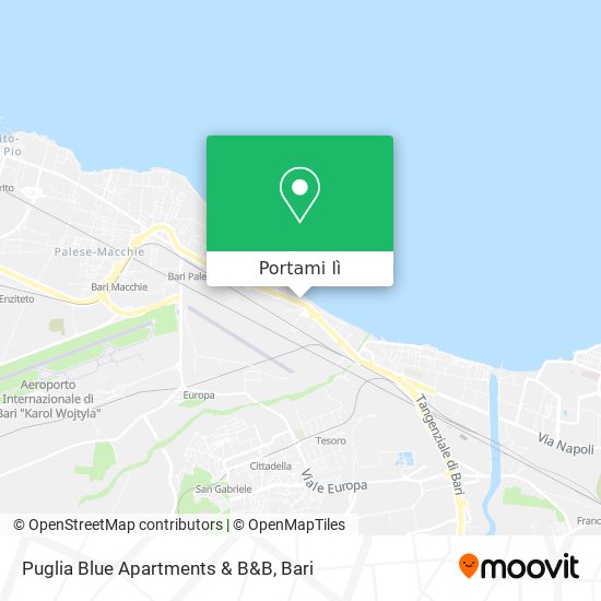 Mappa Puglia Blue Apartments & B&B