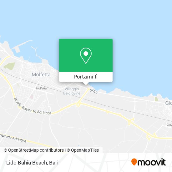 Mappa Lido Bahia Beach