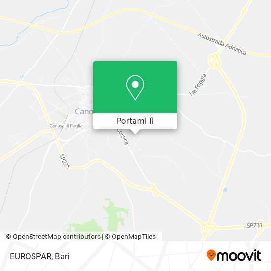 Mappa EUROSPAR