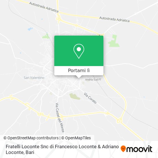 Mappa Fratelli Loconte Snc di Francesco Loconte & Adriano Loconte