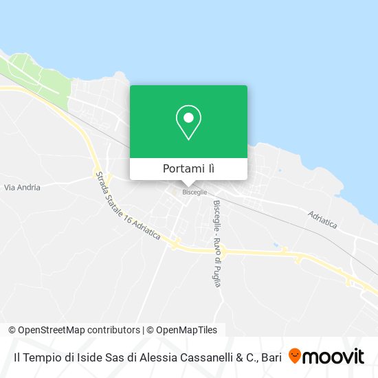 Mappa Il Tempio di Iside Sas di Alessia Cassanelli & C.