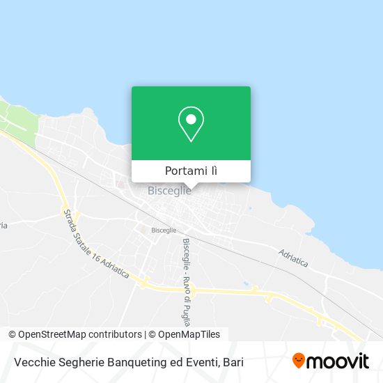 Mappa Vecchie Segherie Banqueting ed Eventi