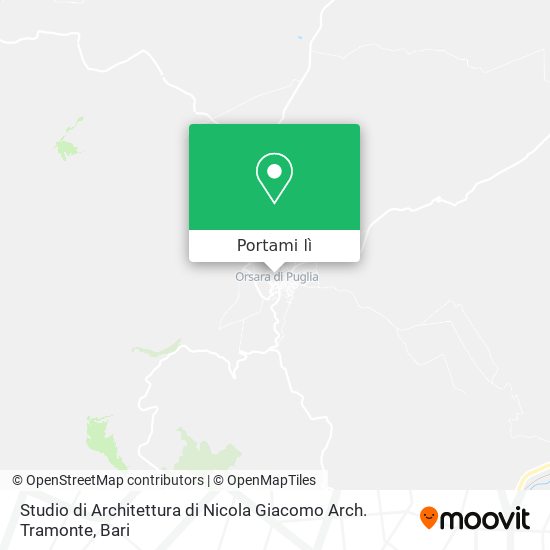 Mappa Studio di Architettura di Nicola Giacomo Arch. Tramonte