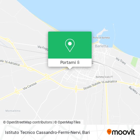 Mappa Istituto Tecnico Cassandro-Fermi-Nervi