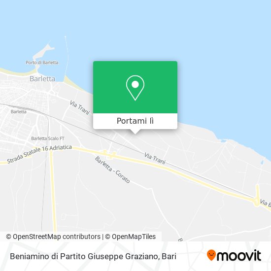 Mappa Beniamino di Partito Giuseppe Graziano