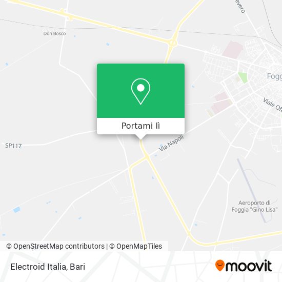 Mappa Electroid Italia