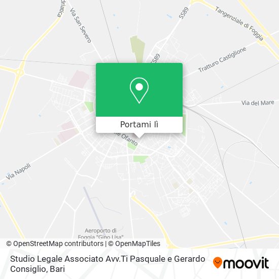 Mappa Studio Legale Associato Avv.Ti Pasquale e Gerardo Consiglio