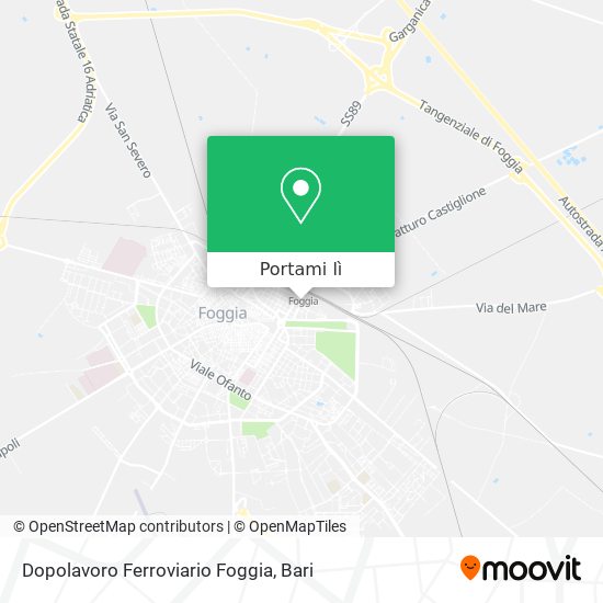 Mappa Dopolavoro Ferroviario Foggia