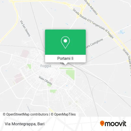 Mappa Via Montegrappa