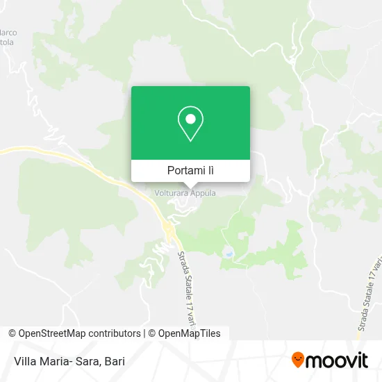 Mappa Villa Maria- Sara