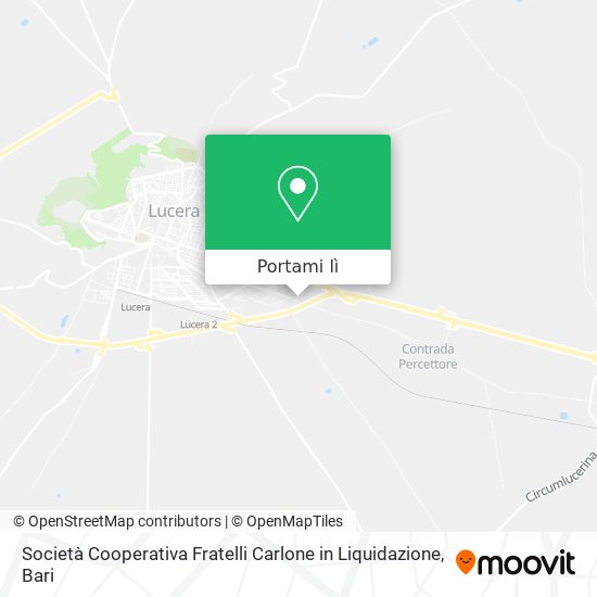 Mappa Società Cooperativa Fratelli Carlone in Liquidazione