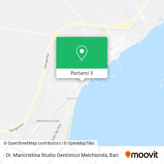 Mappa Dr. Maricristina Studio Dentistico Melchionda