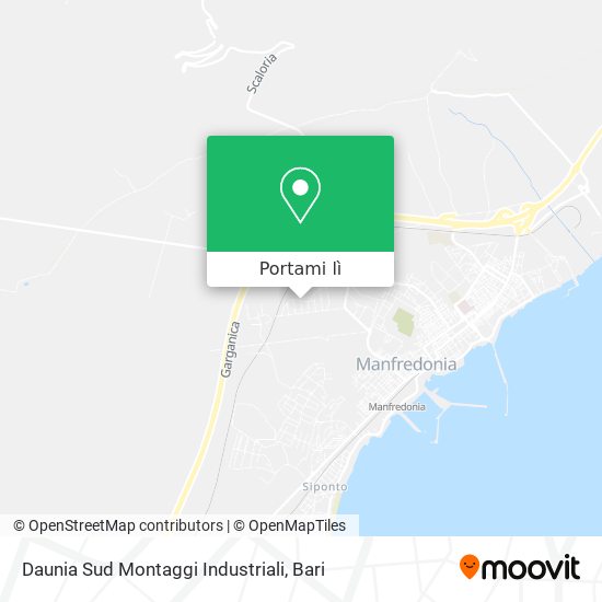Mappa Daunia Sud Montaggi Industriali