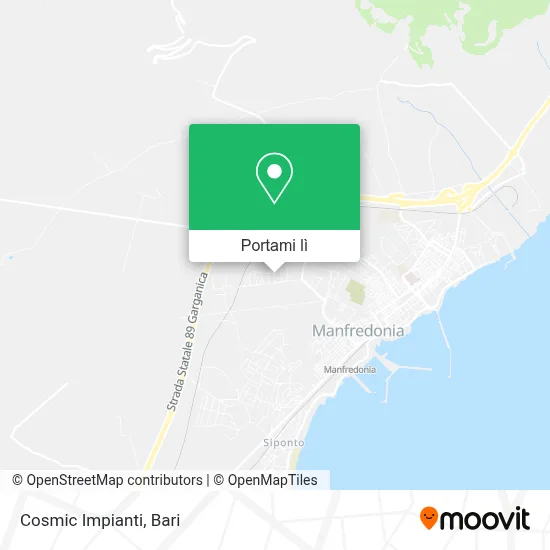 Mappa Cosmic Impianti