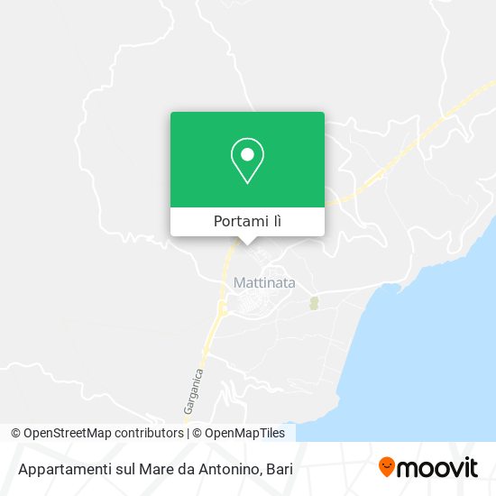 Mappa Appartamenti sul Mare da Antonino