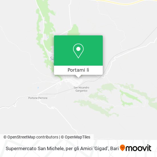 Mappa Supermercato San Michele, per gli Amici 'Gigad'